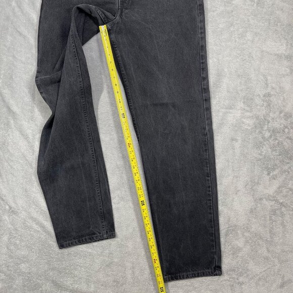 Levis 550 Y2K Relaxed Fit‎ Black Denim Jeans 36x36 (meas 33x36) Mens - Picture 4 of 9